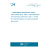 UNE EN 60454-3-14:2002 Pressure-sensitive adhesive tapes for electrical purposes -- Part 3: Specifications for individual materials -- Sheet 14: Polytetrafluoroethylene film tapes with pressure-sensitive adhesive.