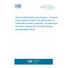 UNE EN 12353:2013 Chemical disinfectants and antiseptics - Preservation of test organisms used for the determination of bactericidal (including Legionella), mycobactericidal, sporicidal, fungicidal and virucidal (including bacteriophages) activity