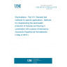 UNE EN IEC 61340-4-5:2018 Electrostatics - Part 4-5: Standard test methods for specific applications - Methods for characterizing the electrostatic protection of footwear and flooring in combination with a person (Endorsed by Asociación Española de Normalización in May of 2018.)