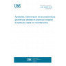 UNE 40606:2016 Agrotextiles. Determination of the geometric characteristics. Measures in orthogonal projection of woven fabric made with monofilaments.