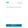 UNE 59021:1988 LEATHER. DETERMINATION OF INNER TANNING