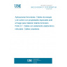 UNE EN 50264-2-1:2010 ERRATUM:2012 Railway applications - Railway rolling stock power and control cables having special fire performance -- Part 2-1: Cables with crosslinked elastomeric insulation - Single core cables