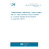 UNE EN ISO 5495:2007/A1:2016 Sensory analysis - Methodology - Paired comparison test (ISO 5495:2005/Amd 1:2016) (Endorsed by Asociación Española de Normalización in September of 2017.)