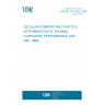 UNE EN ISO 4651:1996 ÇELLULAR RUBBERS AND PLASTICS. DETERMINATION OF DYNAMIC CUSHIONING PERFORMANCE. (ISO 4651:1988).
