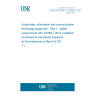 UNE EN 62368-1:2014/A11:2017 Audio/video, information and communication technology equipment - Part 1:  Safety requirements (IEC 62368-1:2014, modified) (Endorsed by Asociación Española de Normalización in March of 2017.)