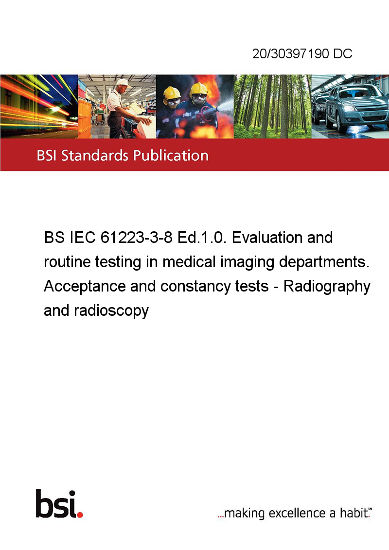 20/30397190 DC BS IEC 6122338. Evaluation and routine testing in