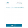 UNE ISO 3408-1:2011 Ball screws -- Part 1: Vocabulary and designation