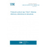 UNE EN 62305-4:2011 ERRATUM:2012 Protection against lightning -- Part 4: Electrical and electronic systems within structures