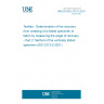 UNE EN ISO 2313-2:2021 Textiles - Determination of the recovery from creasing of a folded specimen of fabric by measuring the angle of recovery - Part 2: Method of the vertically folded specimen (ISO 2313-2:2021)