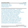 CSN ISO/IEC 10164-21 - Information technology - Open Systems Interconnection - Systems Management: Command sequencer for Systems Management