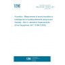 UNE EN ISO 15186-3:2011 Acoustics - Measurement of sound insulation in buildings and of building elements using sound intensity - Part 3: Laboratory measurements at low frequencies (ISO 15186-3:2002)