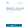UNE EN 61850-7-3:2011/A1:2020 Communication networks and systems for power utility automation - Part 7-3: Basic communication structure - Common data classes (Endorsed by Asociación Española de Normalización in May of 2020.)
