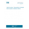 UNE EN 1614:2007 Health informatics - Representation of dedicated kinds of property in laboratory medicine