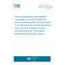 UNE EN 17915:2026 - Chemical disinfectants and antiseptics - Quantitative non-porous surface test without mechanical action for the evaluation of virucidal activity of chemical disinfectants used in the food, industrial, domestic and institutional area - Test method and requirements (phase 2, step 2).