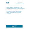 UNE EN ISO 11734:1999 WATER QUALITY. EVALUATION OF THE "ULTIMATE" ANAEROBIC BIODEGRADABILITY OF ORGANIC COMPOUNDS IN DIGESTED SLUDGE. METHOD BY MEASUREMENT OF THE BIOGAS PRODUCTION (ISO 11734:1995)