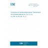 UNE EN 14385:2004 Stationary source emissions - Determination of the total emission of As, Cd, Cr, Co, Cu, Mn, Ni, Pb, Sb, Tl and V