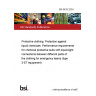 BS 8428:2004 Protective clothing. Protection against liquid chemicals. Performance requirements for chemical protective suits with liquid-tight connections between different parts of the clothing for emergency teams (type 3-ET equipment)