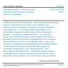 CSN EN ISO 19238 - Radiological protection - Performance criteria for service laboratories performing biological dosimetry by cytogenetics