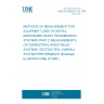 UNE EN 60835-2-10:1992 Methods of measurement for equipment used in digital microwave radio transmission systems - Part 2: Measurements on terrestrial radio-relay systems - Section 10: Overall system performance