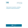 UNE 28017-3:1958 DETERMINATION OF FINISH AND WASTE MATERIALS IN FABRICS FOR AIRCRAFT.