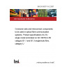 BS EN 50377-6-2:2007 Connector sets and interconnect components to be used in optical fibre communication systems. Product specifications SC-RJ single mode terminated on IEC 60793-2-50 category B1.1 and B1.3 singlemode fibre, category U