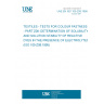 UNE EN ISO 105-Z08:1999 TEXTILES - TESTS FOR COLOUR FASTNESS - PART Z08: DETERMINATION OF SOLUBILITY AND SOLUTION STABILITY OF REACTIVE DYES IN THE PRESENCE OF ELECTROLYTES (ISO 105-Z08:1995)