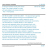 CSN EN ISO 23936-1 - Oil and gas industries including lower carbon energy - Non-metallic materials in contact with media related to oil and gas production - Part 1: Thermoplastics