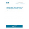 UNE EN 681-1:1996/A3:2006 Elastomeric seals - Material requirements for pipe joint seals used in water and drainage applications - Part 1: Vulcanized rubber