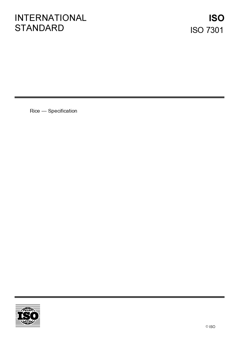 ISO 7301 European Standards