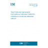 UNE 68079:1986 TRACTORS AND MACHINERY FOR AGRICULTURE AND FORESTRY. HYDRAULIC COUPLING. BRAKING CIRCUIT