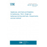 UNE EN 1860-4:2024 Appliances, solid fuels and firelighters for barbecuing - Part 4: Single use barbecues burning solid fuels - Requirements and test methods