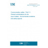 UNE EN 50290-4-1:2016 Communication cables - Part 4-1: General considerations for the use of cables - Environmental conditions and safety aspects