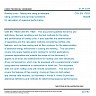 CSN EN 17625 - Rooftop units - Testing and rating at standard rating conditions and part load conditions for calculation of seasonal performance
