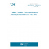 UNE EN ISO 11953:2010 Dentistry - Implants - Clinical performance of hand torque instruments (ISO 11953:2010)