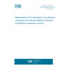 UNE EN 60294:2012 Measurement of the dimensions of a cylindrical component with axial terminations (Endorsed by AENOR in November of 2012.)