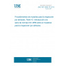 UNE ISO 2859-10:2013 Sampling procedures for inspection by attributes -- Part 10: Introduction to the ISO 2859 series of standards for sampling for inspection by attributes