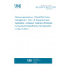 UNE CEN/TS 15427-1-3:2021 Railway applications - Wheel/Rail friction management - Part 1-3: Equipment and Application - Adhesion materials (Endorsed by Asociación Española de Normalización in May of 2021.)