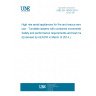 UNE EN 14043:2014 High rise aerial appliances for fire and rescue service use - Turntable ladders with combined movements - Safety and performance requirements and test methods (Endorsed by AENOR in March of 2014.)