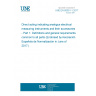 UNE EN 60051-1:2017 Direct acting indicating analogue electrical measuring instruments and their accessories - Part 1: Definitions and general requirements common to all parts (Endorsed by Asociación Española de Normalización in June of 2017.)