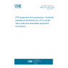 UNE EN 15202:2020 LPG equipment and accessories - Essential operational dimensions for LPG cylinder valve outlet and associated equipment connections