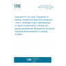 UNE EN 13631-4:2025 - Explosives for civil uses - Explosives for blasting, boosters and explosive substances - Part 4: Verification of the insensitiveness to impact of explosives for blasting and explosive substances (Endorsed by Asociación Española de Normalización in January of 2026.)