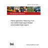 BS EN 13775-6:2004 Railway applications. Measuring of new and modified freight wagons Multiple and articulated freight wagons