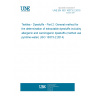 UNE EN ISO 16373-2:2015 Textiles - Dyestuffs - Part 2: General method for the determination of extractable dyestuffs including allergenic and carcinogenic dyestuffs (method using pyridine-water) (ISO 16373-2:2014)