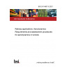 BS EN 14067-5:2021 Railway applications. Aerodynamics Requirements and assessment procedures for aerodynamics in tunnels