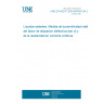 UNE EN 60247:2004 ERRATUM:2005 Insulating liquids - Measurement of relative permittivity, dielectric dissipation factor (tan d) and d.c. resistivity