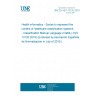 UNE EN ISO 13120:2019 Health informatics - Syntax to represent the content of healthcare classification systems - Classification Markup Language (ClaML) (ISO 13120:2019) (Endorsed by Asociación Española de Normalización in July of 2019.)