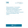 UNE CLC/TS 50459-3:2021 Railway applications - Communication, signalling and processing systems - European Rail Traffic Management System - Part 3: Ergonomic arrangements of non ETCS information (Endorsed by Asociación Española de Normalización in May of 2021.)