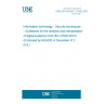 UNE EN ISO/IEC 27042:2016 Information technology - Security techniques - Guidelines for the analysis and interpretation of digital evidence (ISO/IEC 27042:2015) (Endorsed by AENOR in December of 2016.)