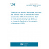 UNE EN IEC 60749-20:2020 Semiconductor devices - Mechanical and climatic test methods - Part 20: Resistance of plastic encapsulated SMDs to the combined effect of moisture and soldering heat (Endorsed by Asociación Española de Normalización in November of 2020.)