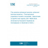 UNE EN ISO 19628:2024 Fine ceramics (advanced ceramics, advanced technical ceramics) - Thermophysical properties of ceramic composites - Determination of specific heat capacity (ISO 19628:2024) (Endorsed by Asociación Española de Normalización in December of 2024.)